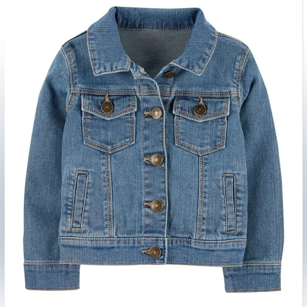💥5/$30 Carter's Denim Jacket Baby Girl